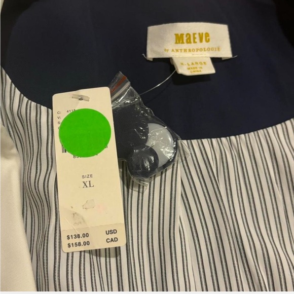 Anthropologie Maeve Colorblock Blazer NWT - Picture 3 of 4